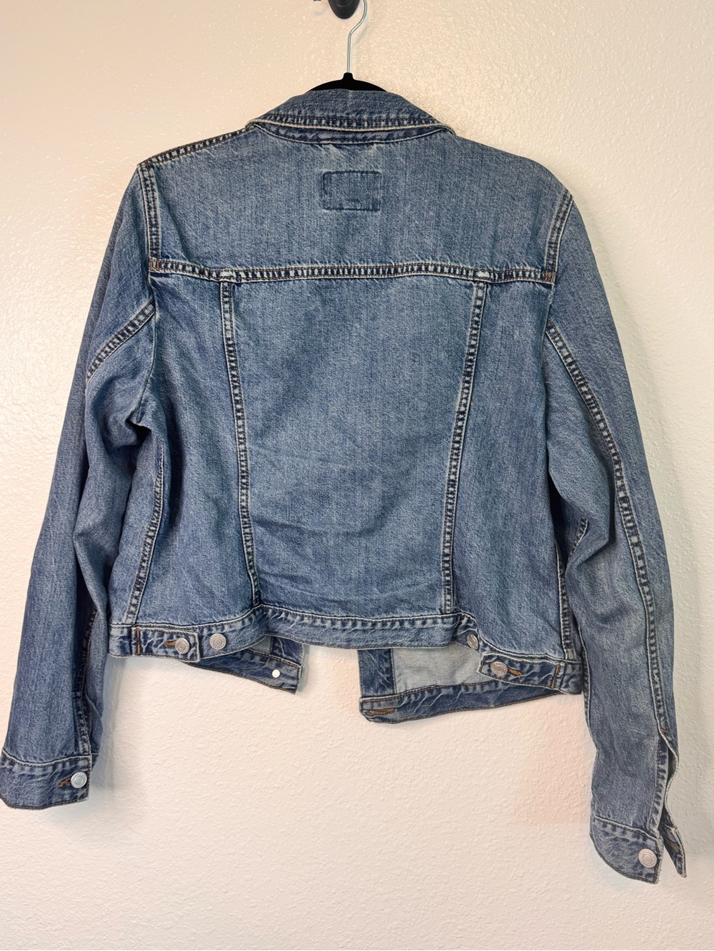 Banana Republic Women's Denim Jean Jacket size L - Picture 3 of 5